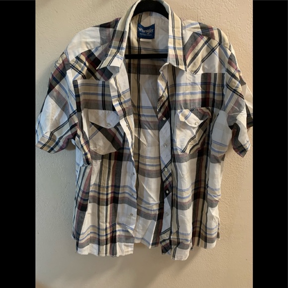 Wrangler Men’s Western Button-Down Shirt- Size XL - Picture 1 of 2